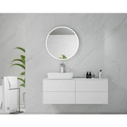 Belbagno - Belbagno Marmo Led Bath Mirror 700mm - Glass - Aqualux Bathrooms