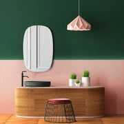 Belbagno - Belbagno Q-Line Led Bath Mirror 580mm - Glass - Aqualux Bathrooms