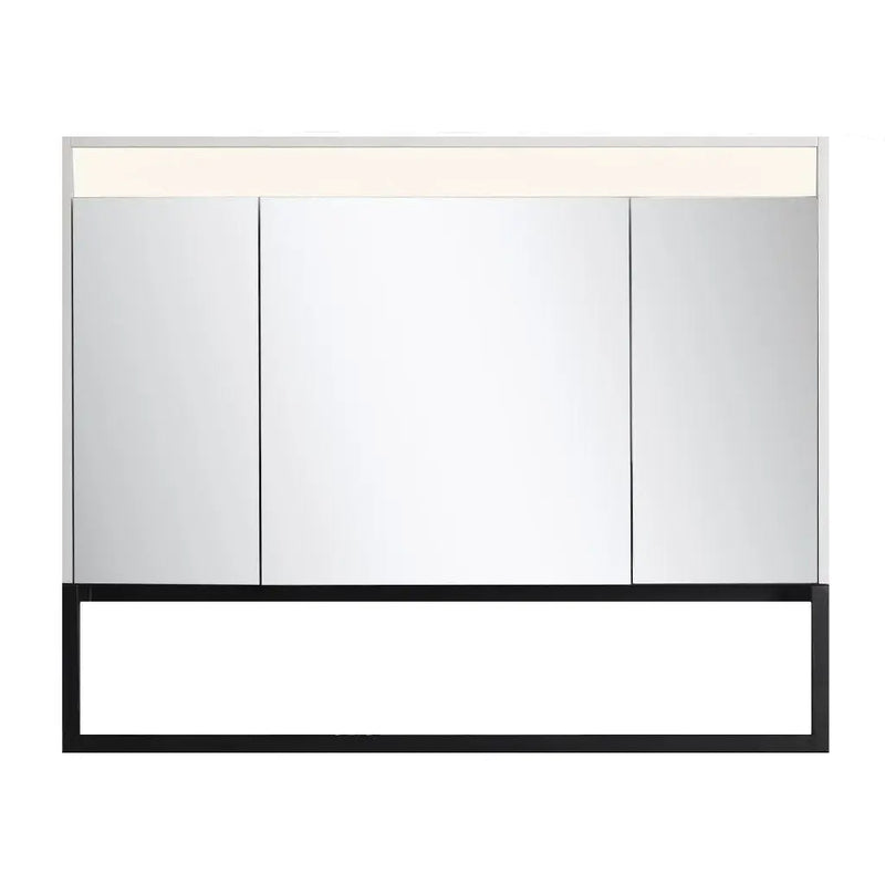 Belbagno - Belbagno Zero Led Mirror Cabinet 1000mm- Callacatta - Aqualux Bathrooms