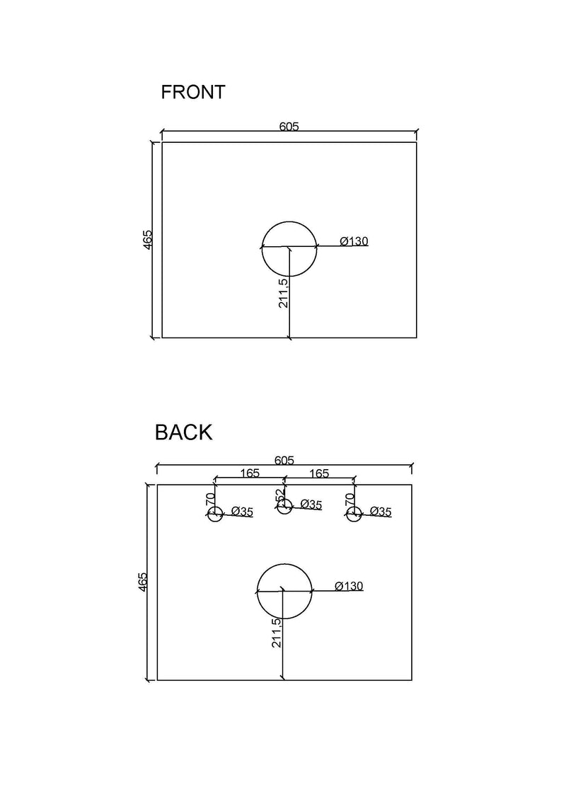Fluted Rhea Floor Standing Vanity - Natural Oak (All Sizes)