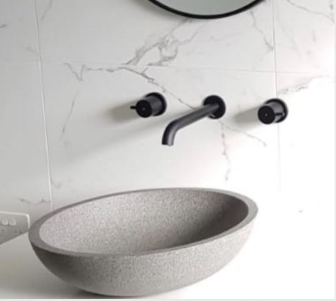 Pietra Bianca Surena Above Counter Stone Basins