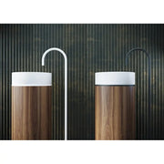 Belbagno - Belbagno Tesoro Pedestal Basin 380mm - Matt Black - Aqualux Bathrooms