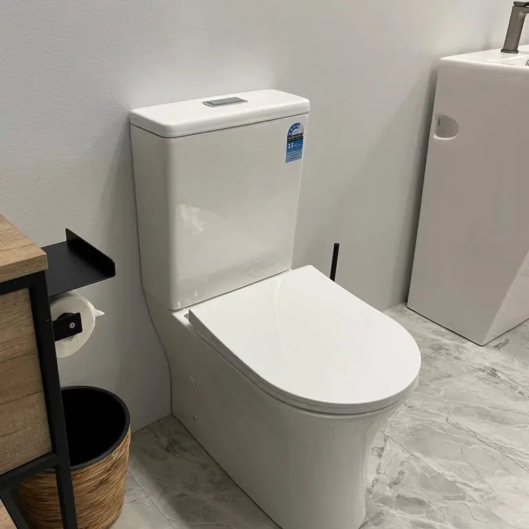 Toi Back-to-Wall Toilet Suite - Aqualux Bathrooms- Mercio