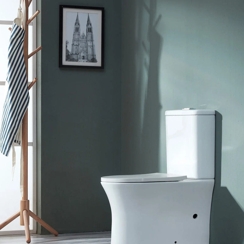 Mercio Toi Back To Wall Toilet Suite - Aqualux Bathrooms- Mercio