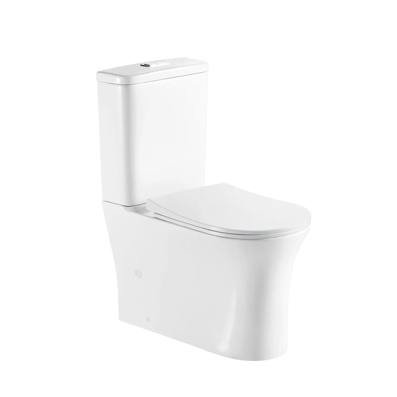 Mercio Toi Back To Wall Toilet Suite - Aqualux Bathrooms- Mercio