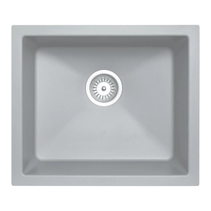 533 X 457 X 205mm Carysil Salsa Single Bowl Granite Kitchen/laundry Sink Top/flush/under Mount