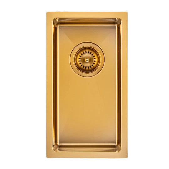 250x450x215mm 1.2mm Handmade Top/Undermount Single Bowl Kitchen Sink