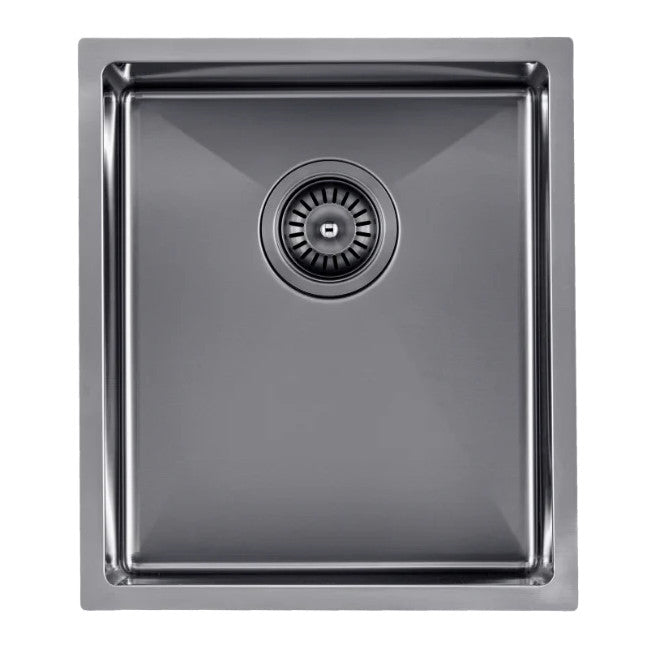 390x450x215mm 1.2mm Handmade Top/Undermount Single Bowl Kitchen Sink