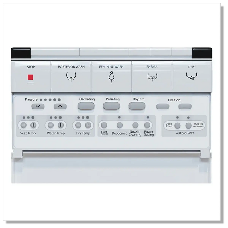 InteliCorp - THRONE KING Complete Bidet & Toilet Suite (S or P Trap) - Aqualux Bathrooms