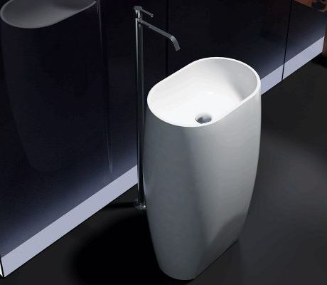 Pietra Bianca Unique Freestanding Basin