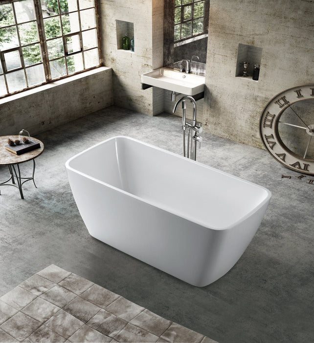 VENICE White Freestanding Bathtub 1500mm