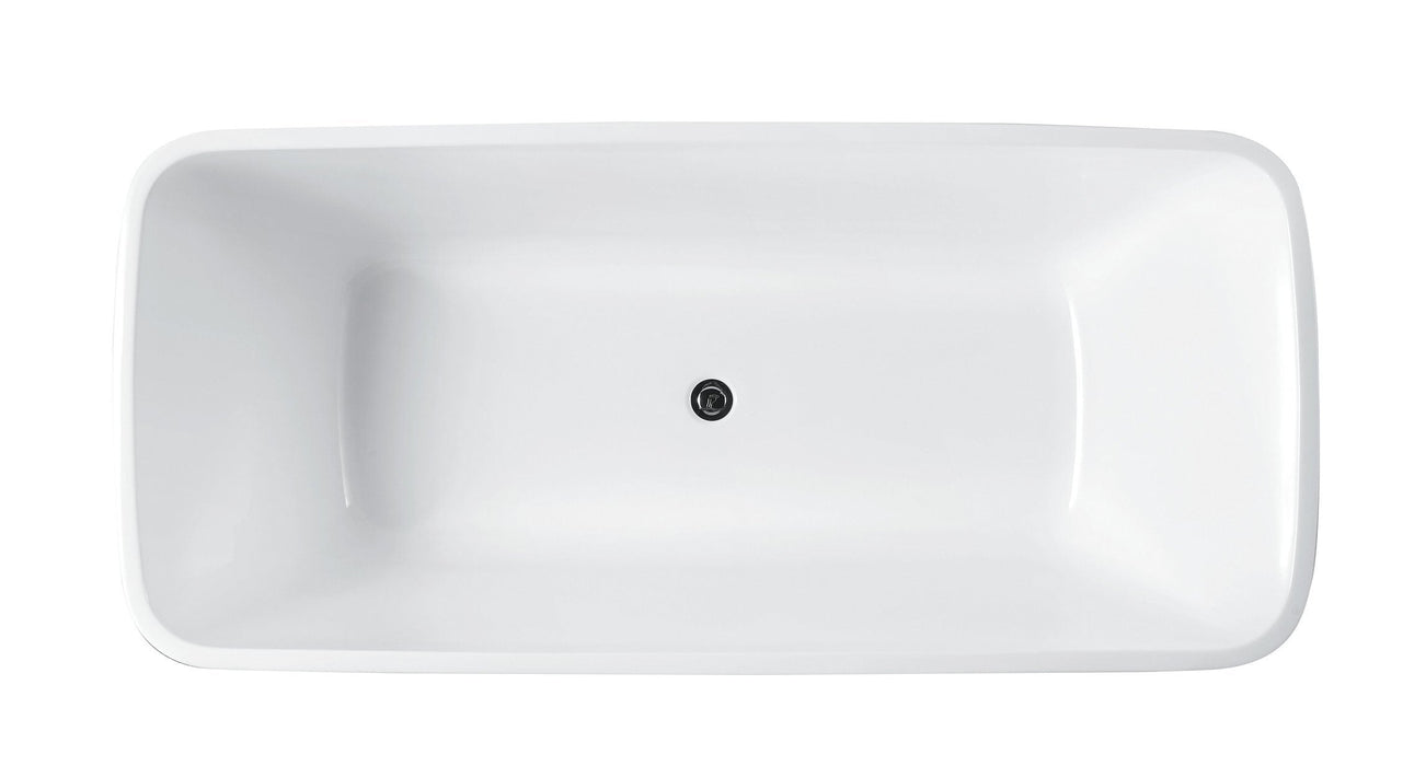 VENICE White Freestanding Bathtub 1500mm