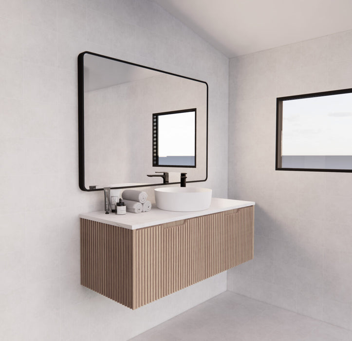 Riva Vienna Wall Hung Single Bowl Vanity 1200mm - American oak