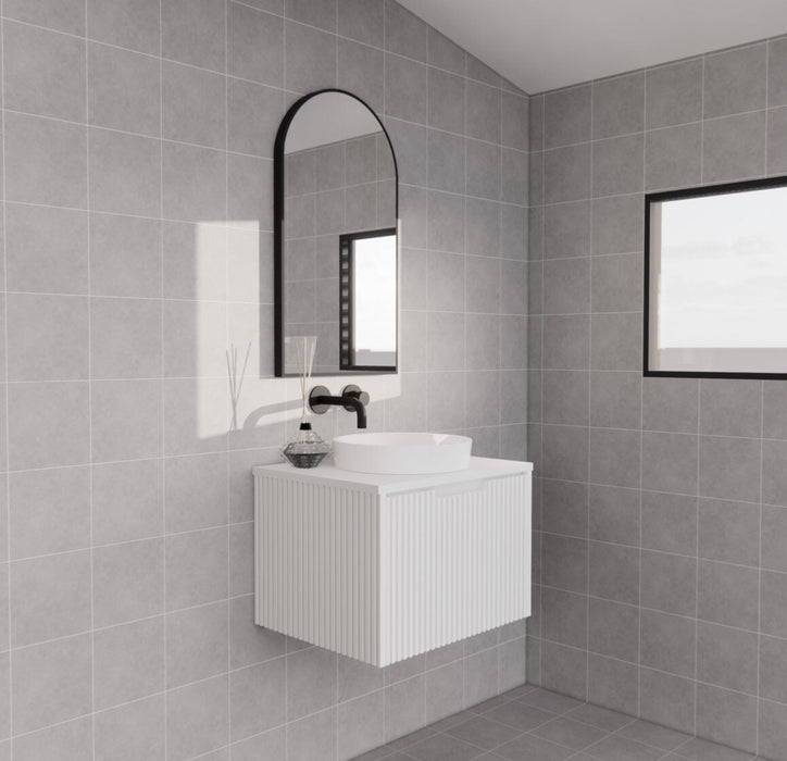 Riva Vienna Wall Hung Vanity 600mm - Matt White