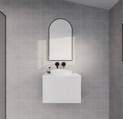 ABS Riva - Riva Vienna Wall Hung Vanity 600mm - Matt White - Aqualux Bathrooms