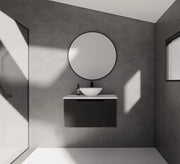 ABS Riva - Riva Vienna Wall Hung Vanity 750mm - Matt Black - Aqualux Bathrooms