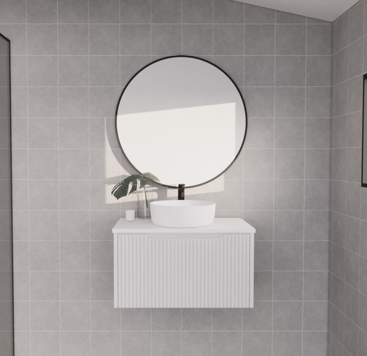 Riva Vienna Wall Hung Vanity 750mm - Matt White