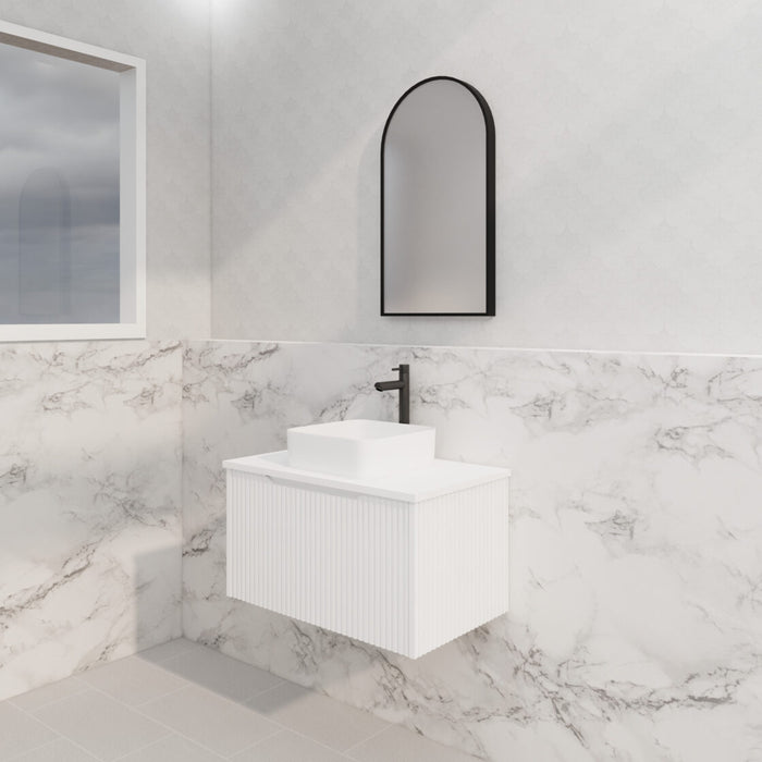 Riva Vienna Wall Hung Vanity 750mm - Matt White