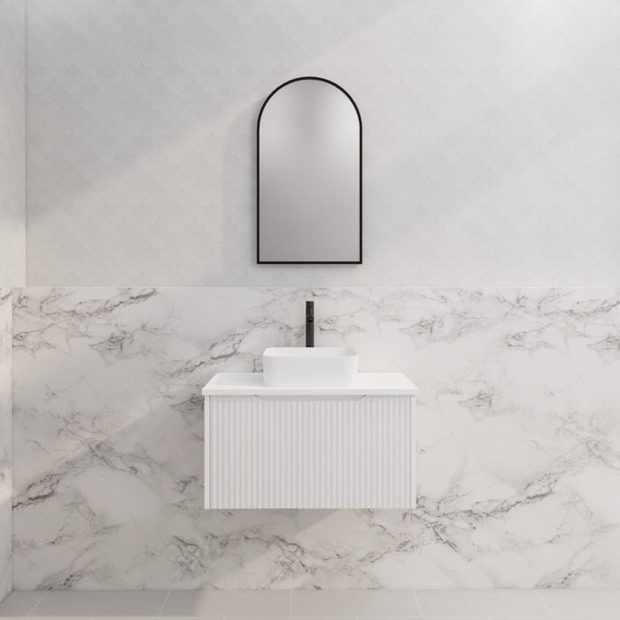 Riva Vienna Wall Hung Vanity 750mm - Matt White