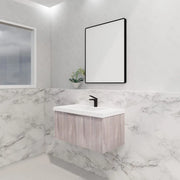 ABS Riva - Riva Vienna Wall Hung Vanity 900mm - White Oak - Aqualux Bathrooms
