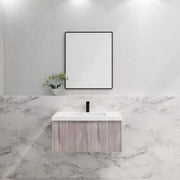 ABS Riva - Riva Vienna Wall Hung Vanity 900mm - White Oak - Aqualux Bathrooms