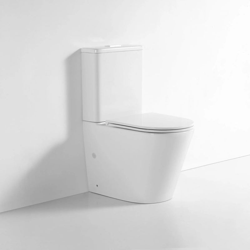 Mercio Walton Rimless Back To Wall Toilet Suite - Aqualux Bathrooms- Mercio