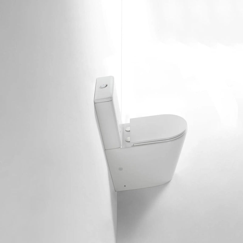 Mercio Walton Rimless Back To Wall Toilet Suite - Aqualux Bathrooms- Mercio