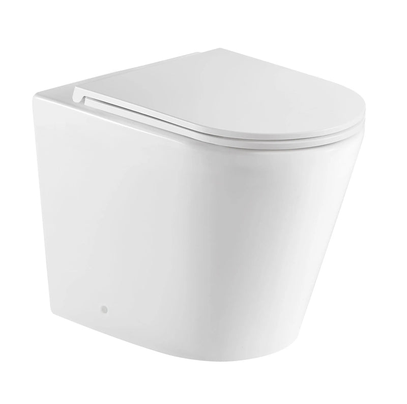 Mercio Zara Wall Faced Floor Toilet Pan - Aqualux Bathrooms- Mercio
