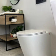 Mercio Zara Wall Faced Floor Toilet Pan - Aqualux Bathrooms- Mercio