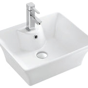 Zento 49S Wall Hung Basin - Aqualux Bathrooms- Mercio