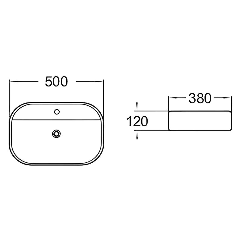Above Counter Basin 500mm