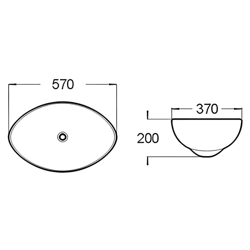 Above Counter Basin 570mm