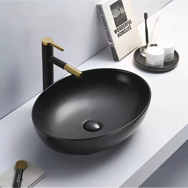 Above Counter Ceramic Art Basin 520mm