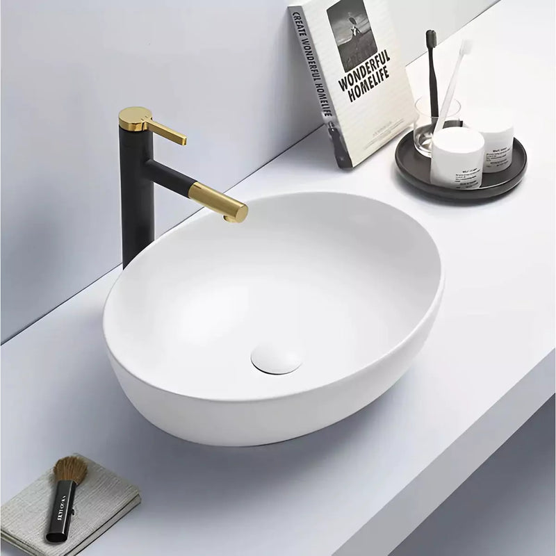 Above Counter Ceramic Art Basin 520mm