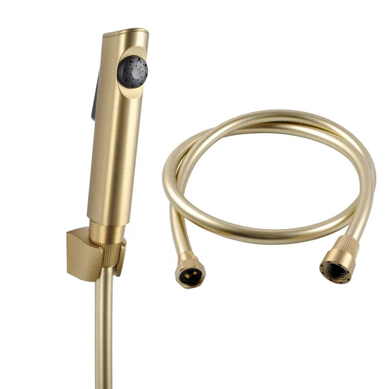 Abs Round Toilet Bidet Spray Kit With Pvc Hose