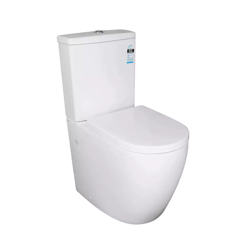 Ambulant Box Rim Toilet Suite Gloss White