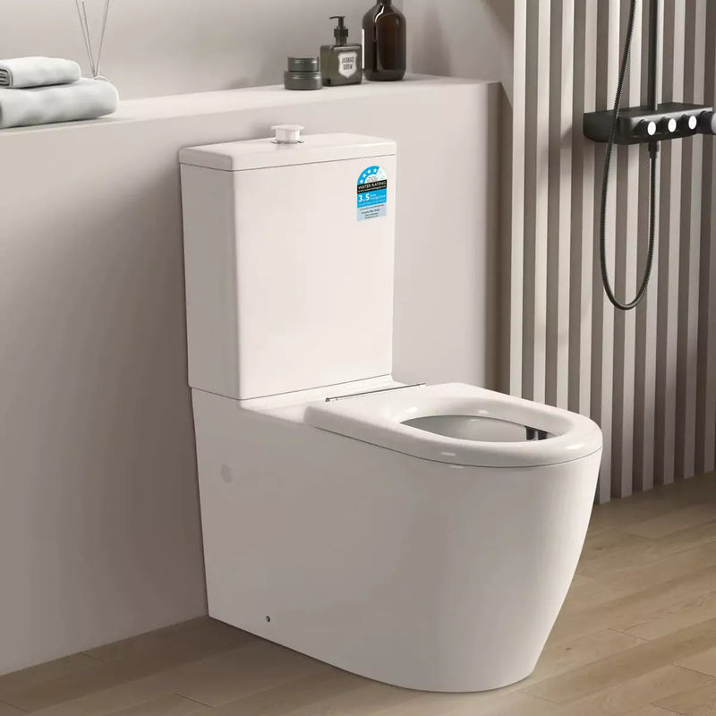 Asta Disable Rimless Toilet Rimless Flush Pan Gloss White