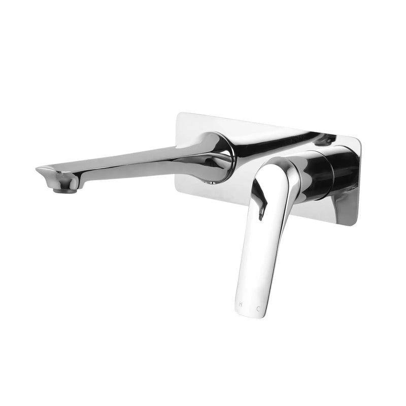 Au Square Bathtub/Basin Wall Mixer With Spout