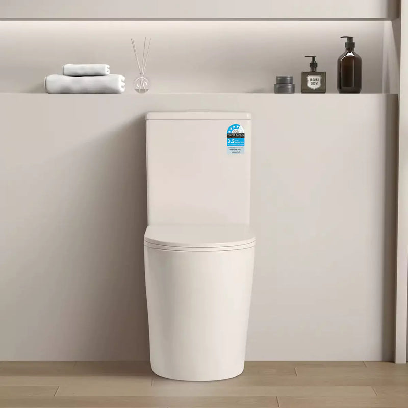 Avis Rimless Back To Wall Toilet Suite Matte White
