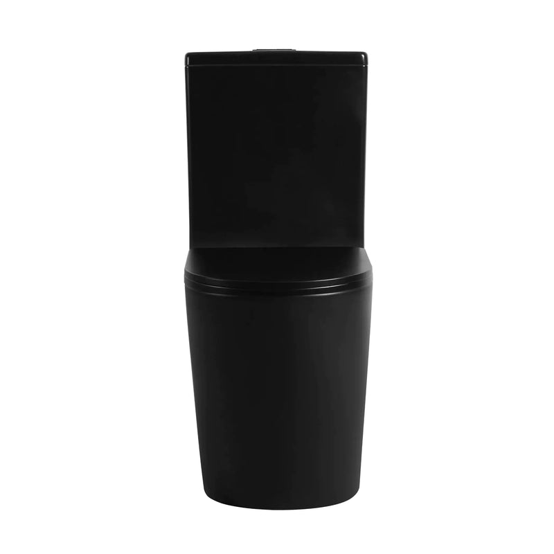 Avis Rimless Back To Wall Toilet Suite Matte Black
