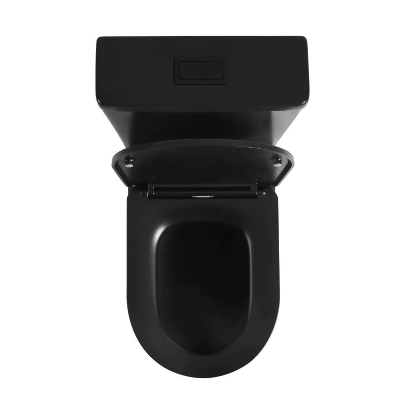Avis Rimless Back To Wall Toilet Suite Matte Black