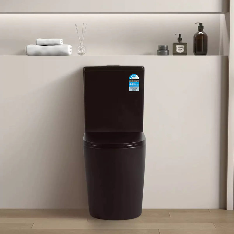 Avis Rimless Back To Wall Toilet Suite Matte Black