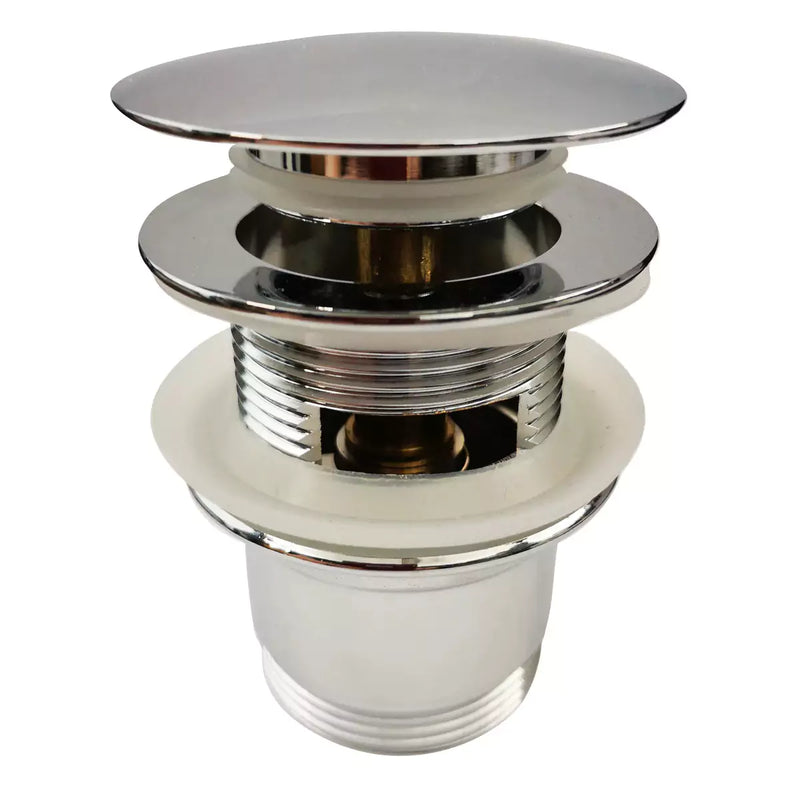 Bathtub Pop-Up Waste Overflow Brass Chrome 40mm