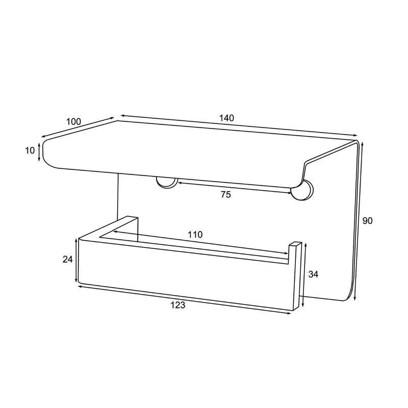 Blaze Series Toilet Paper Holder