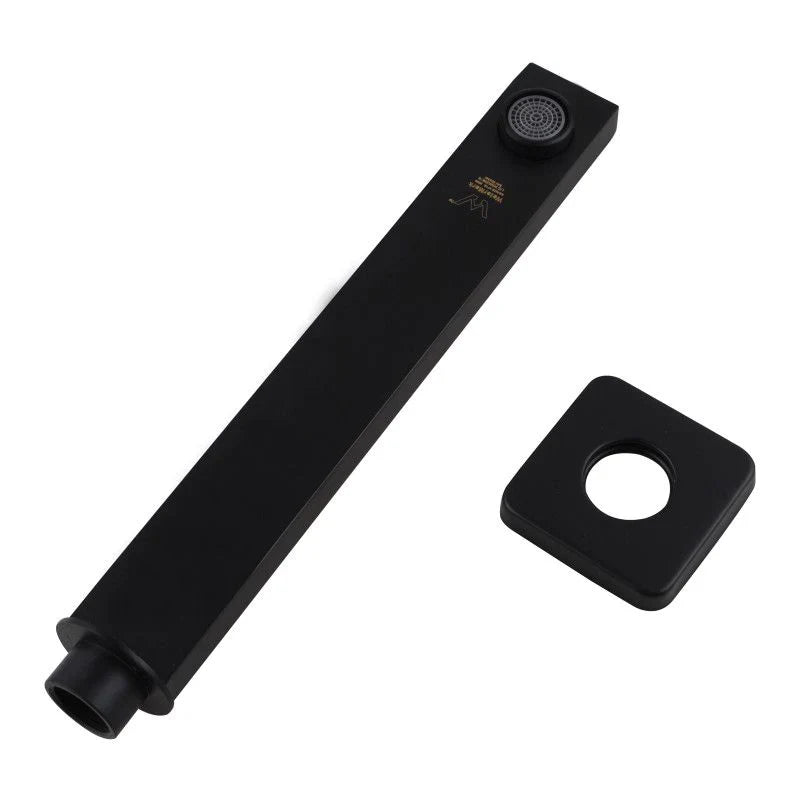 Blaze Square Black Bath Spout