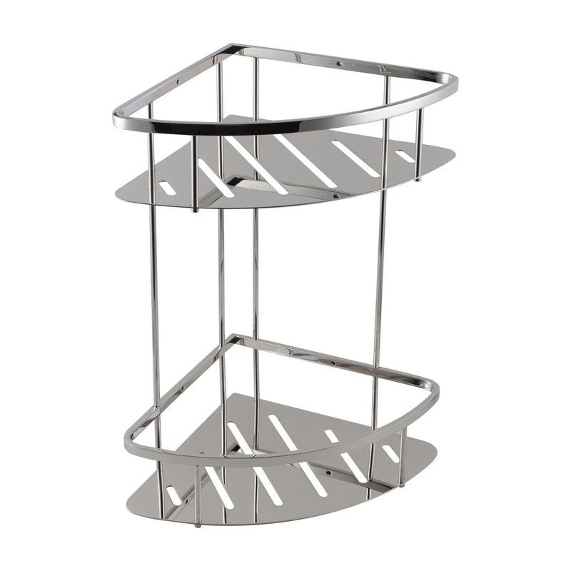 Blaze Stainless Steel 2 Tier Shower Caddy Shelf