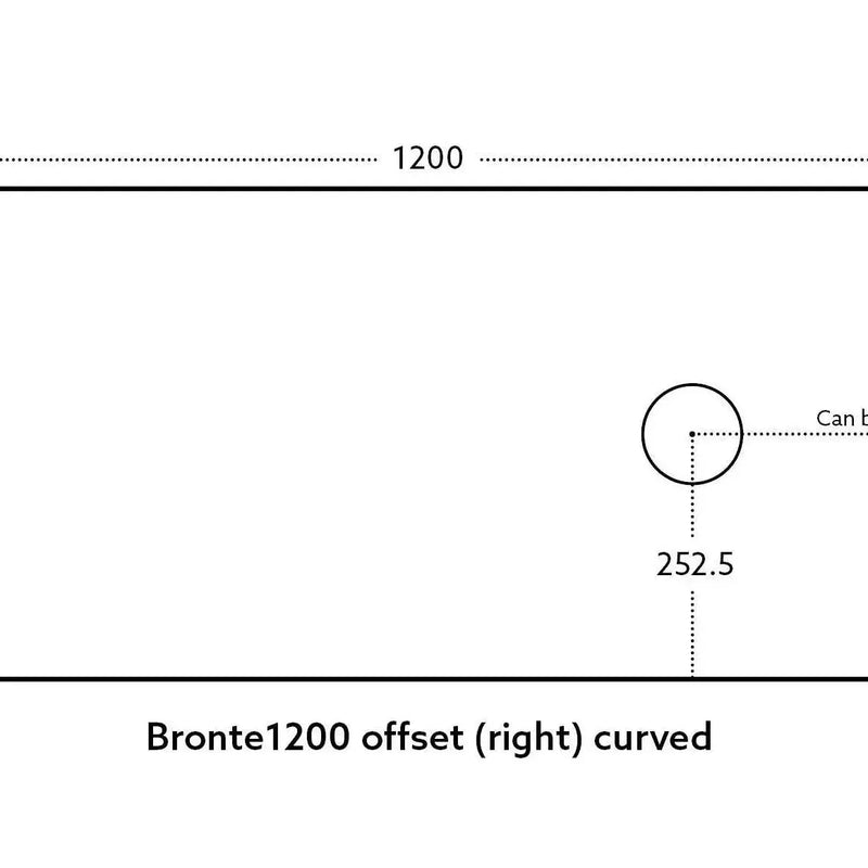 Bronte Wall Hung Vanity 1200 (Prime Oak) - Aqualux Bathrooms- Poseidon