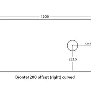 Bronte Wall Hung Vanity 1200 (Coastal Oak) - Aqualux Bathrooms- Poseidon