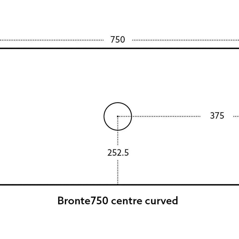 Bronte Wall Hung Vanity 750 (Prime Oak) - Aqualux Bathrooms- Poseidon