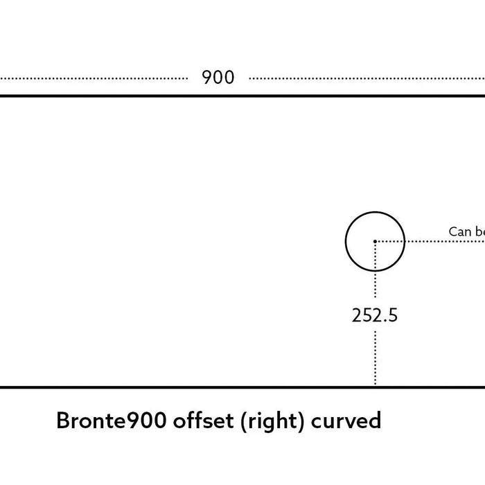 Bronte Wall Hung Vanity 900 (Prime Oak)